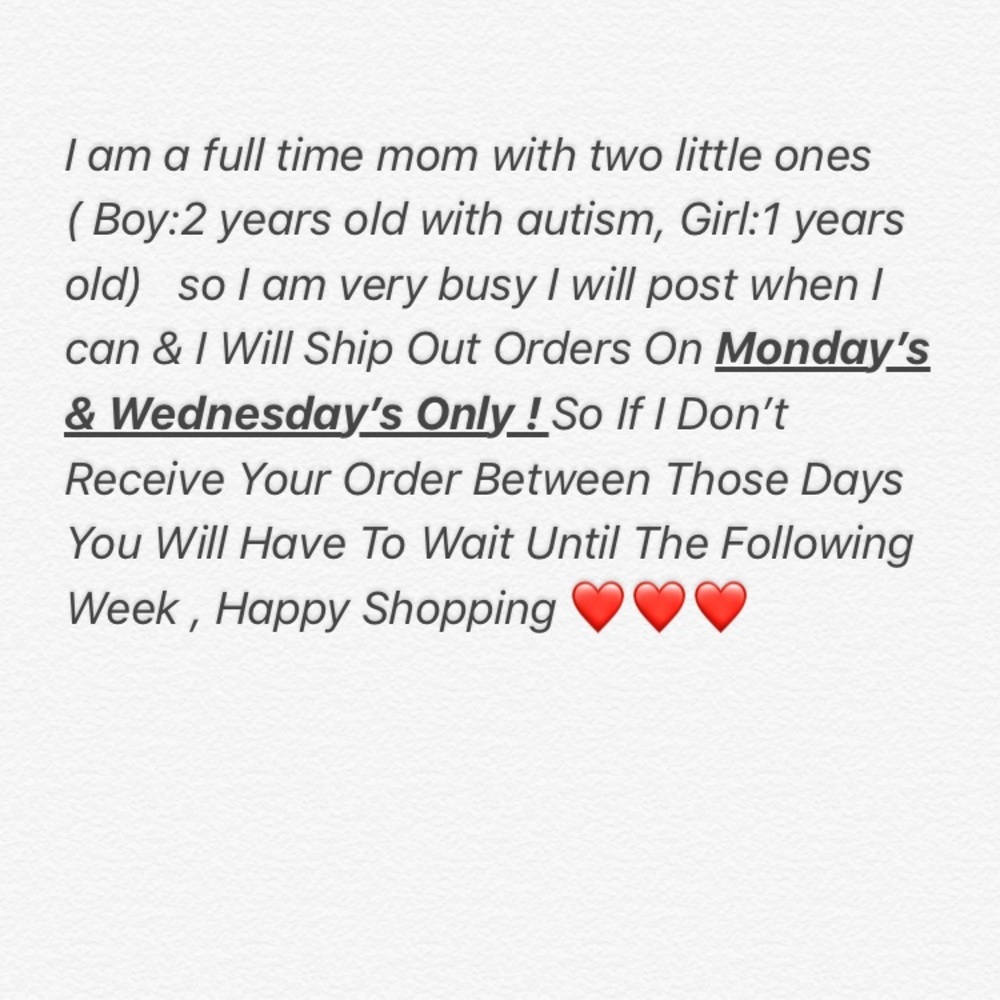 SHIPPING INFO